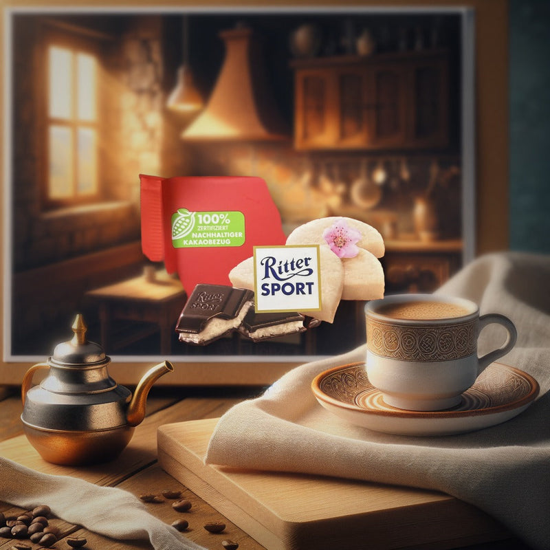 Ritter Sport Marzipan Chocolate Bar 100g — authentic snack from Germany | Hamilton Euromarket