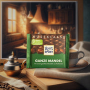Ritter Sport Whole Almond Chocolate Bar 100g — authentic snack from Germany | Hamilton Euromarket
