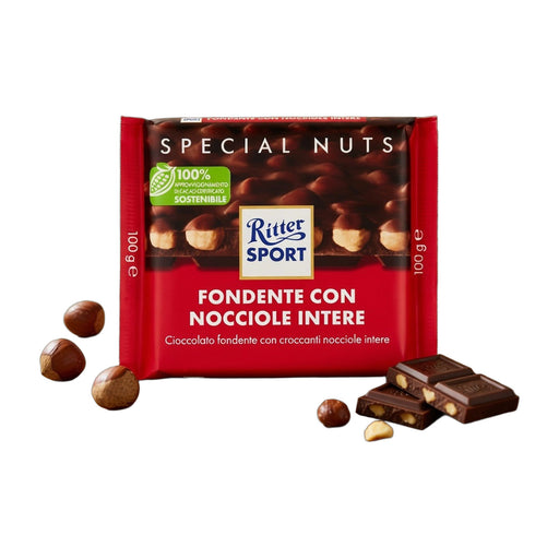 Ritter Sport Dark Whole Hazelnuts 100 g | Hamilton Euromarket