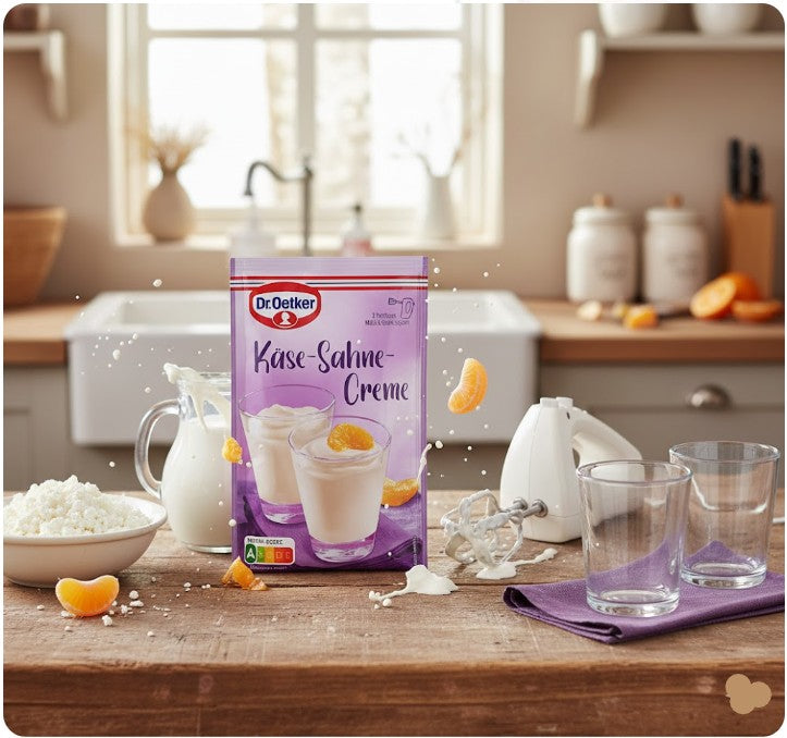 Dr. Oetker Kase-Sahne-Creme Cream Cheese Dessert Mix 63 g