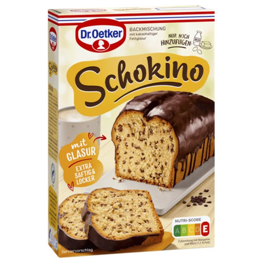Dr. Oetker Schokino Chocolate Flakes & Cocoa Glaze Cake Baking Mix 495g (17.5oz) | HE gallery 4000521029968 #3