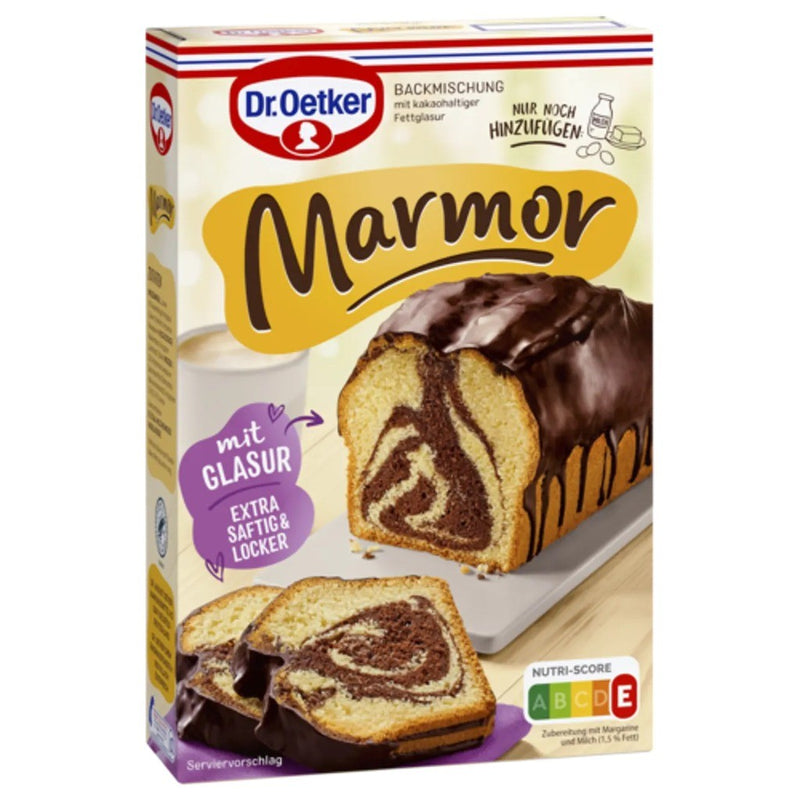 Dr. Oetker Marmor Marble Cake Baking Mix with Chocolate Glaze 475g (16.8oz) | HE gallery 4000521030001 #3
