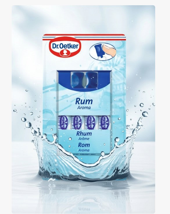 Dr. Oetker Rum Flavor 4 x 2 ml (8 ml)