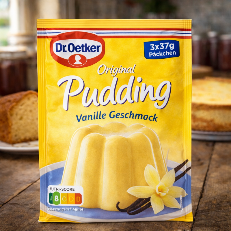 Dr. Oetker Original Pudding Vanille Geschmack Pudding Mix 37 g