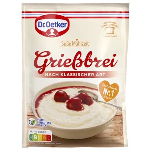 Dr. Oetker Grießbrei Semolina Pudding Mix, German Classic 92g (3.2oz) | HE gallery 4000521771003 #3