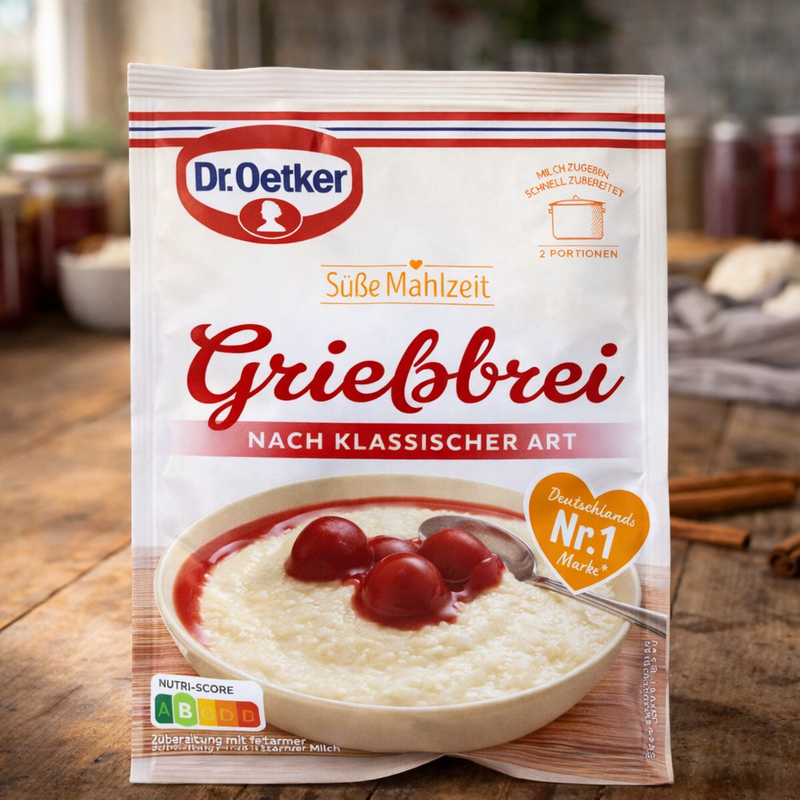 Dr. Oetker Grießbrei Nach Klassischer Art Semolina Pudding Mix 92 g