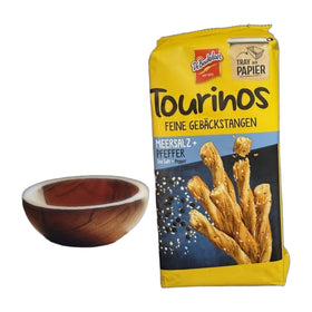 De Beukelar Tourinos Fine Pastry Sticks, German Snack 125g (4.4oz)
