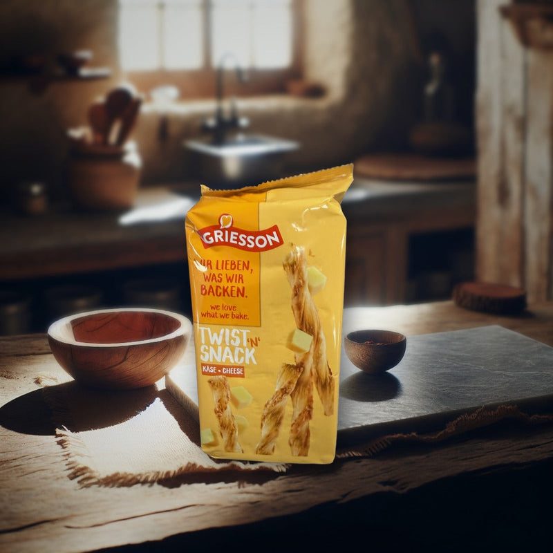 Griesson Twist 'n' Snack - Cheese 125 g e — authentic snack from France | Hamilton Euromarket