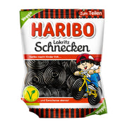 Haribo Lakritz Schnecken Licorice Wheels 175 g | Hamilton Euromarket