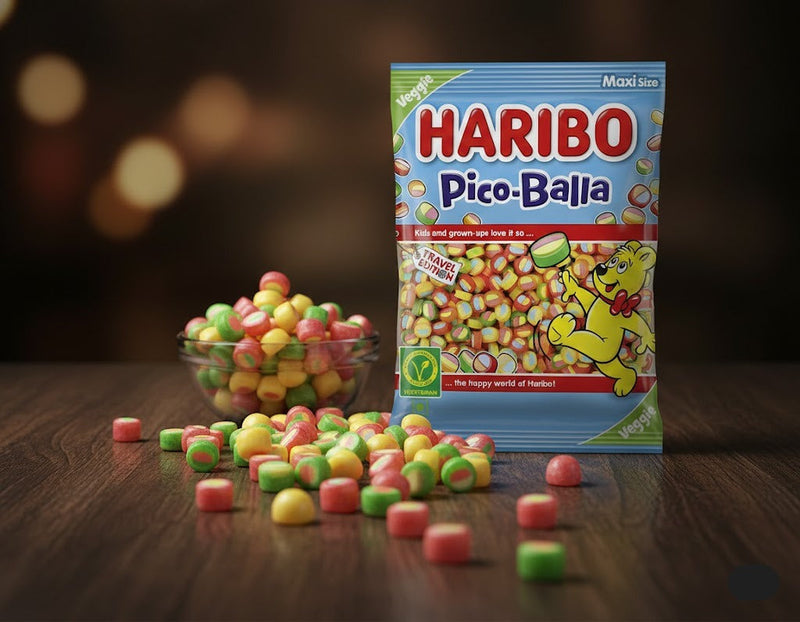 Haribo Pico-Balla Filled Fruit Gummies 160 g