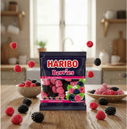 Haribo Berries Gummy Candy 175 g — authentic snack from Germany | Hamilton Euromarket