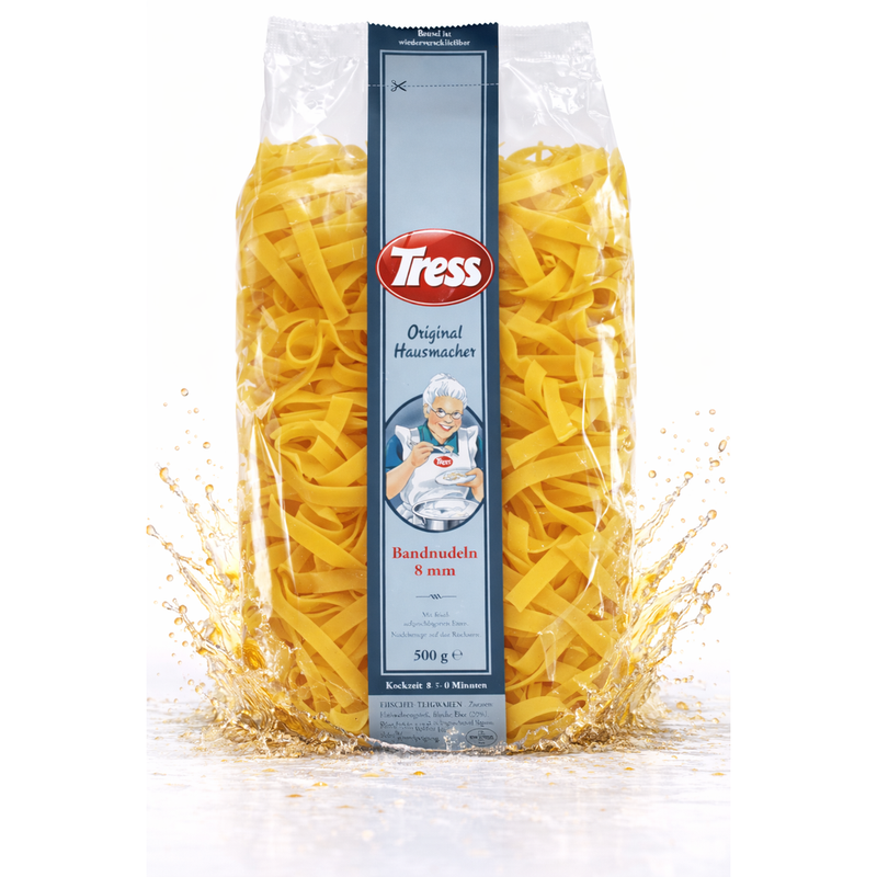 Tress Original Hausmacher Bandnudeln 8mm Egg Noodles 500 g