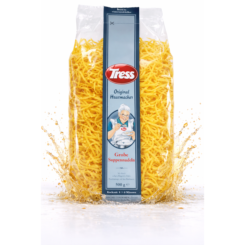Tress Original Hausmacher Grobe Suppennudeln Egg Soup Noodles 500 g