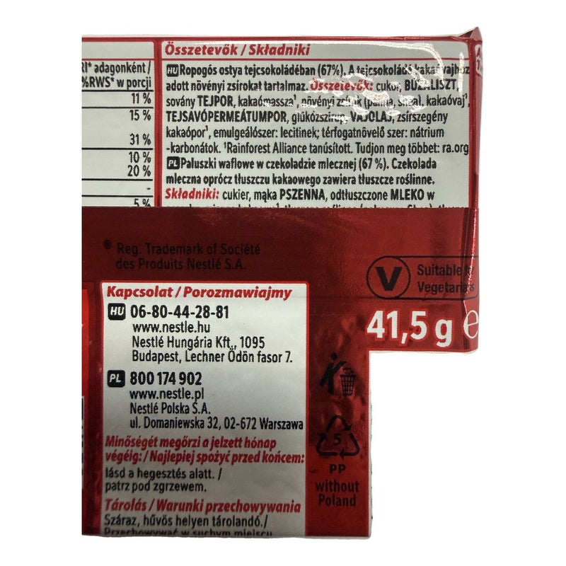 Nestlé KitKat 4 Finger Milk Chocolate Wafer 41.5g (1.5oz) | HE gallery 40052489 #3