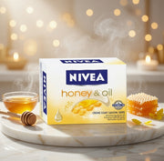 Nivea Honey & Oil Care Soap 100 g — authentic home care from Germany | Hamilton Euromarket