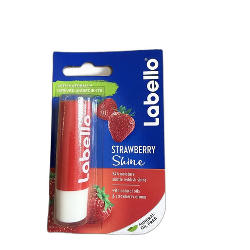 Labello Strawberry Shine Tinted Lip Balm, German 4.8g (0.17oz) | HE gallery 4005808762880 #2
