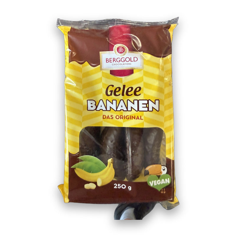 Berggold Gelee Bananen Chocolate-Covered Jelly Bananas 250g
