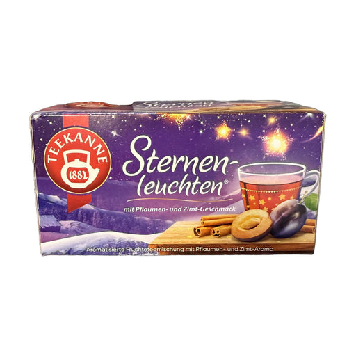 Teekanne Sternenleuchten - Fruit Tea With Plum &amp; Cinnamon Flavor 50 g (20 x 2,5 g) | Hamilton Euromarket