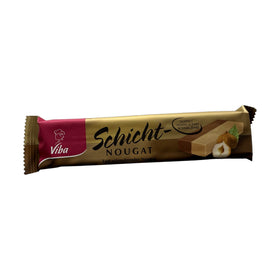 Viba Schicht-Nougat Layered Hazelnut Nougat Bar, German Chocolate 75g (2.6oz)