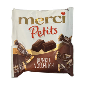 Merci Petits Dark Whole Milk Chocolate, German Candy 125g (4.4oz)