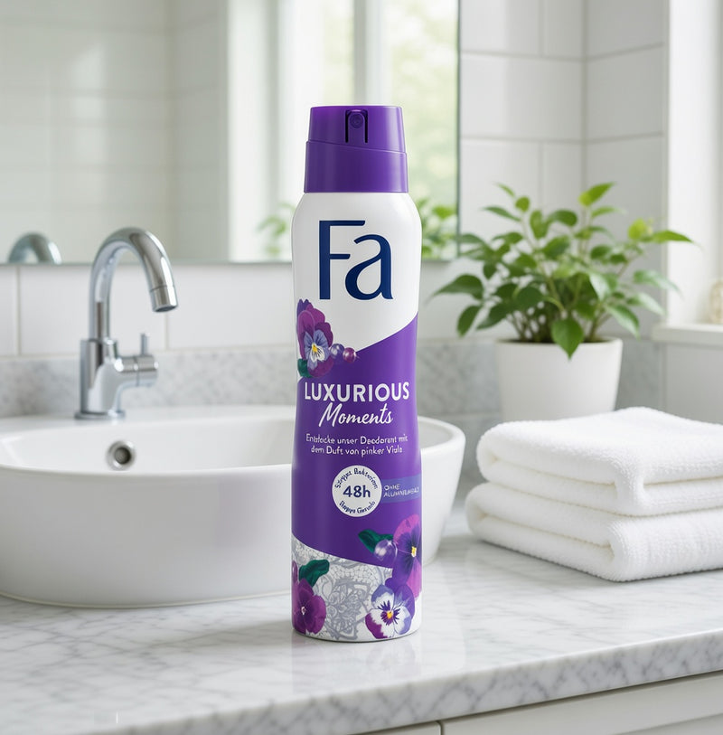 Fa Luxurious Moments Deodorant Spray 150 ml — authentic home care from Germany | Hamilton Euromarket