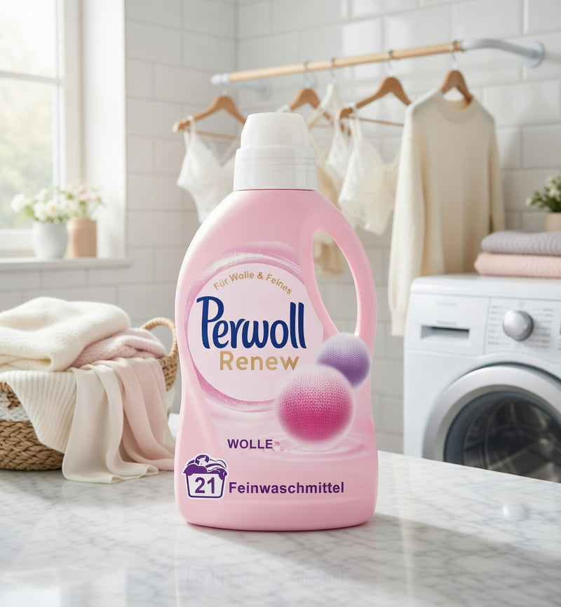 Perwoll Renew Wolle & Feines Laundry Detergent 1470 g — authentic home care from Germany | Hamilton Euromarket