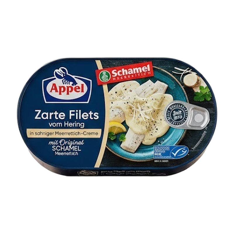 Appel Herring Fillets in Creamy Horseradish Sauce 200 g | Hamilton Euromarket