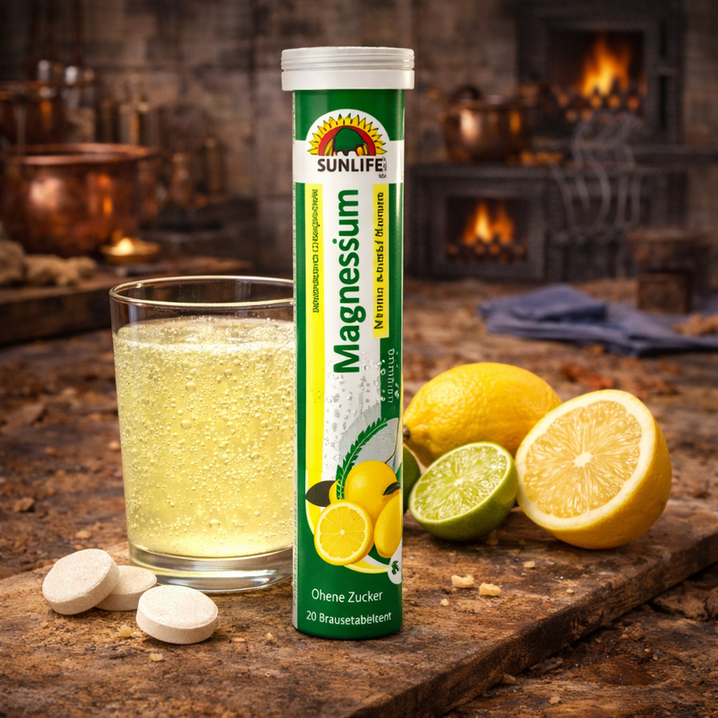 Sunlife Magnesium Effervescent Tablets 80 g (20 Tabs)