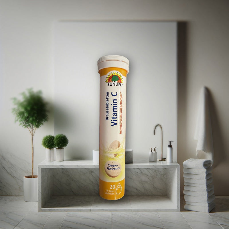 Sunlife Vitamin C Brausetabletten (20 St. ) [mhd 03 / 2017] — authentic home care from France | Hamilton Euromarket