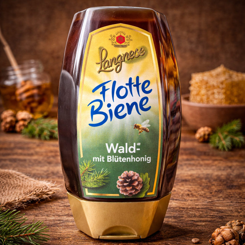 Langnese Flotte Biene Wald mit Blütenhonig 250 g