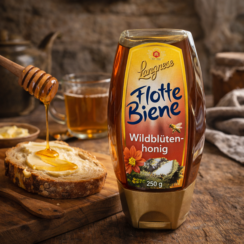 Langnese Flotte Biene Wildblütenhonig 250 g