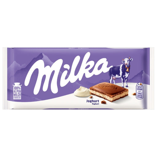 Milka Joghurt Alpine Milk Chocolate with Yogurt Filling 100g (3.5oz) | HE gallery 4025700001450 #3