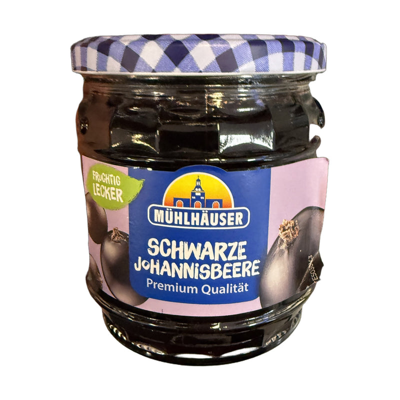 Mühlhäuser Blackcurrant Jam 450g | Hamilton Euromarket