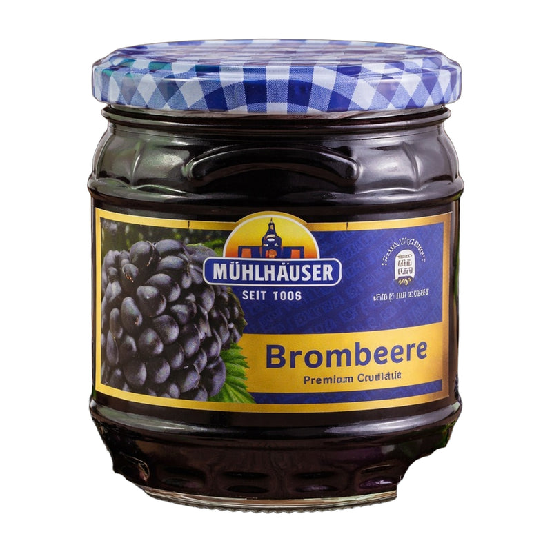 Muhlhauser Extra Blackberry Jam 450 g | Hamilton Euromarket