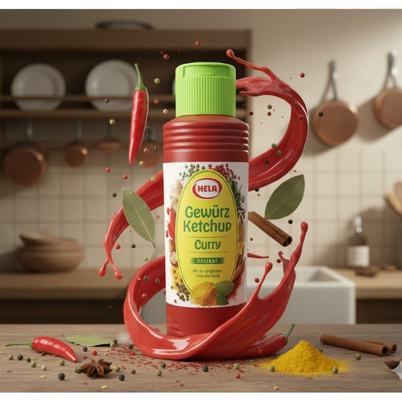 Hela Curry Gewurz Ketchup Delikat Mild 300 ml