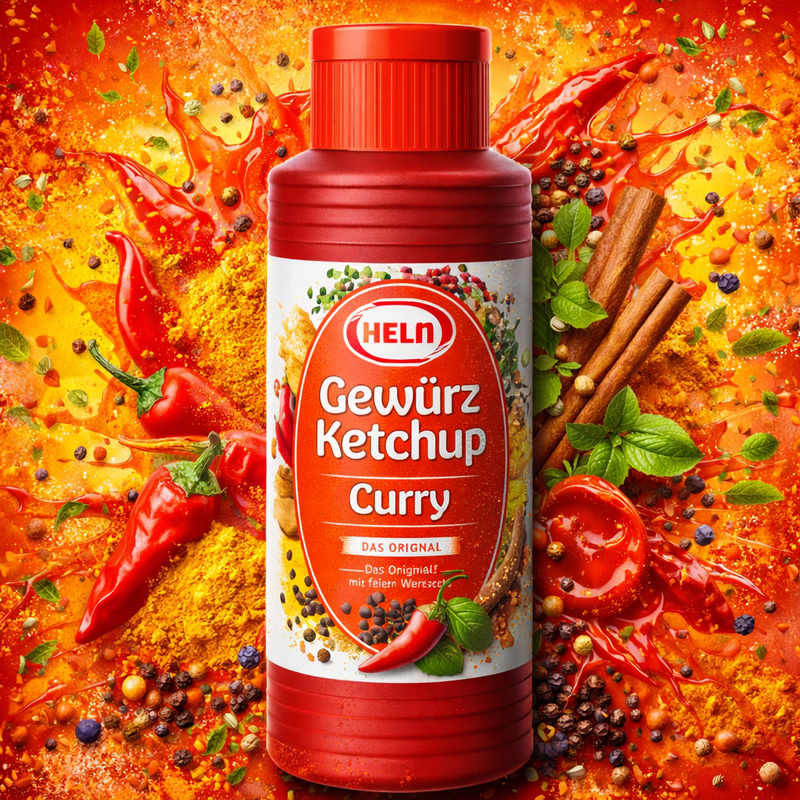 Hela Curry Ketchup Hot (Leicht Scharf) 300 ml