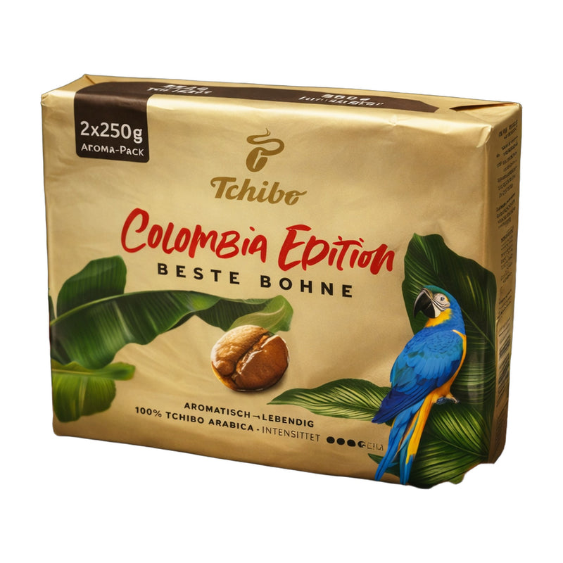 Tchibo Beste Bohne Colombia Edition Ground Coffee 2 x 250 g 500 g | Hamilton Euromarket