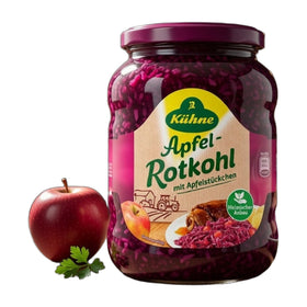Kuhne Red Cabbage with Apple Pieces, German Style 720ml (24.3fl oz)