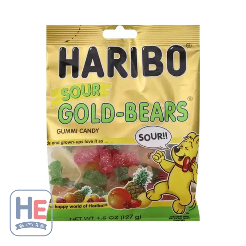 Haribo Goldbears Sour Gummi Candy 127g (4.5oz) | HE hero 42238312210