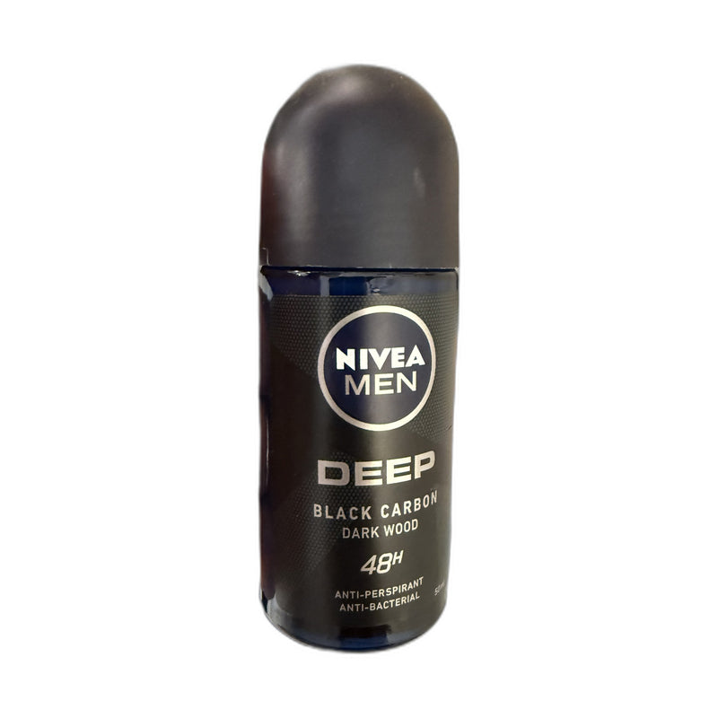 Nivea Deep Black Carbon Dark Wood Antiperspirant 50ml | Hamilton Euromarket