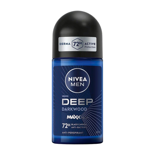 Nivea Deep Black Carbon Dark Wood Antiperspirant 50ml (1.7fl oz) | HE gallery 42349822 #3