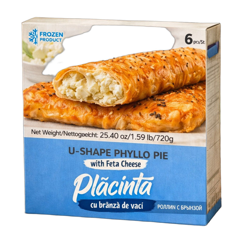 Placinta U-Shape Phyllo Pie with Feta Cheese 720 g | Hamilton Euromarket