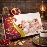 Alibaba Turkish Delight Pomegranate Peanut Lokum 300g — authentic snack from Germany | Hamilton Euromarket