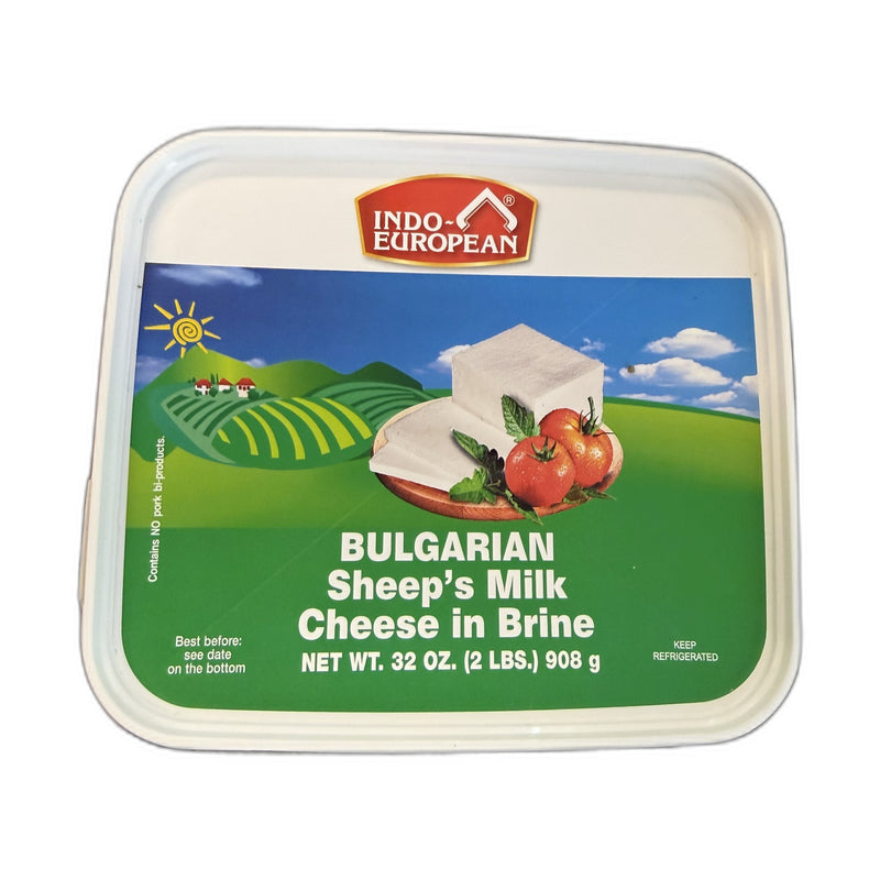 Indo-European Bulgarian Sheep's Milk Cheese in Brine 32 oz. (2 lbs.) 908 g | Hamilton Euromarket