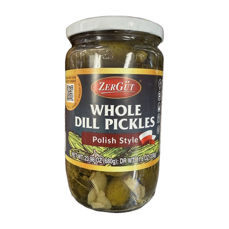 Zergut Polish Dill Pickles 680 g | Hamilton Euromarket