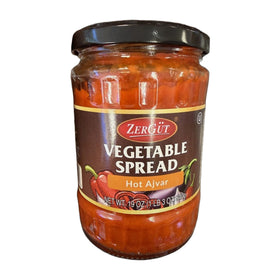 Zergüt Hot Ajvar Bulgarian Vegetable Spread 540g (1.2lb)