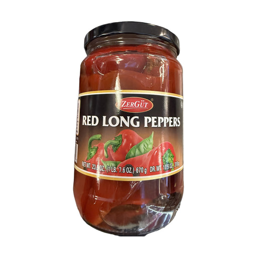 Zergüt Red Long Peppers 670 g | Hamilton Euromarket