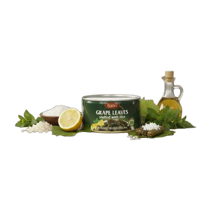 Zergut Stuffed Grape Leaves with Rice (Dolma) 9.9 oz (280 g) | Hamilton Euromarket