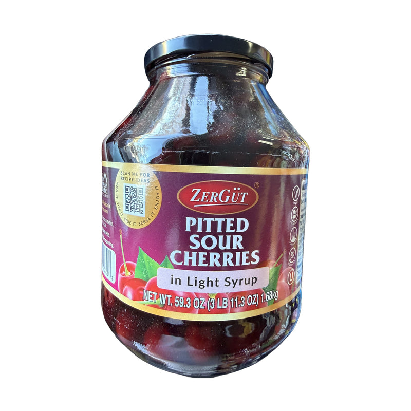 Zergut Pitted Sour Cherries in Light Syrup 1.59 kg (56 oz) | Hamilton Euromarket