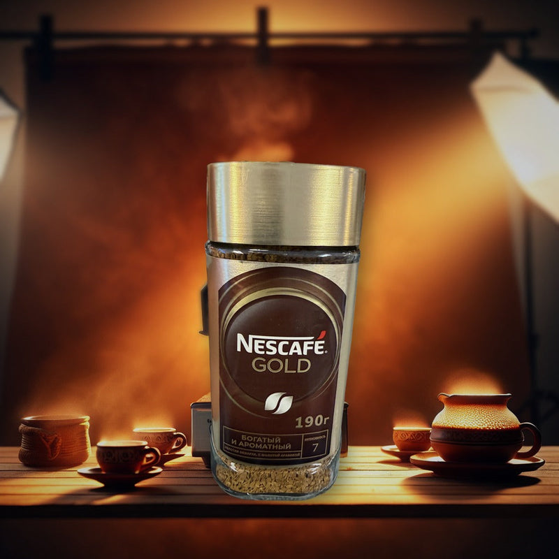 Nescafe Gold Instant Coffee 190 g — authentic beverage from Switzerland | Hamilton Euromarket